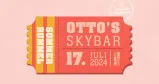 Farbenfrohes Ticket für OTTO'S RUMMEL SOMMER SKYBAR, 17. Juli 2024, ab 16 Uhr. Eintrittskarte für unendliches Glück.