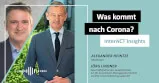 Zwei Personen sprechen über die Zukunft nach Corona beim InterACT Insights.